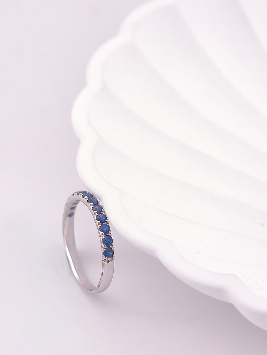 Natural Sapphire Simple Ring