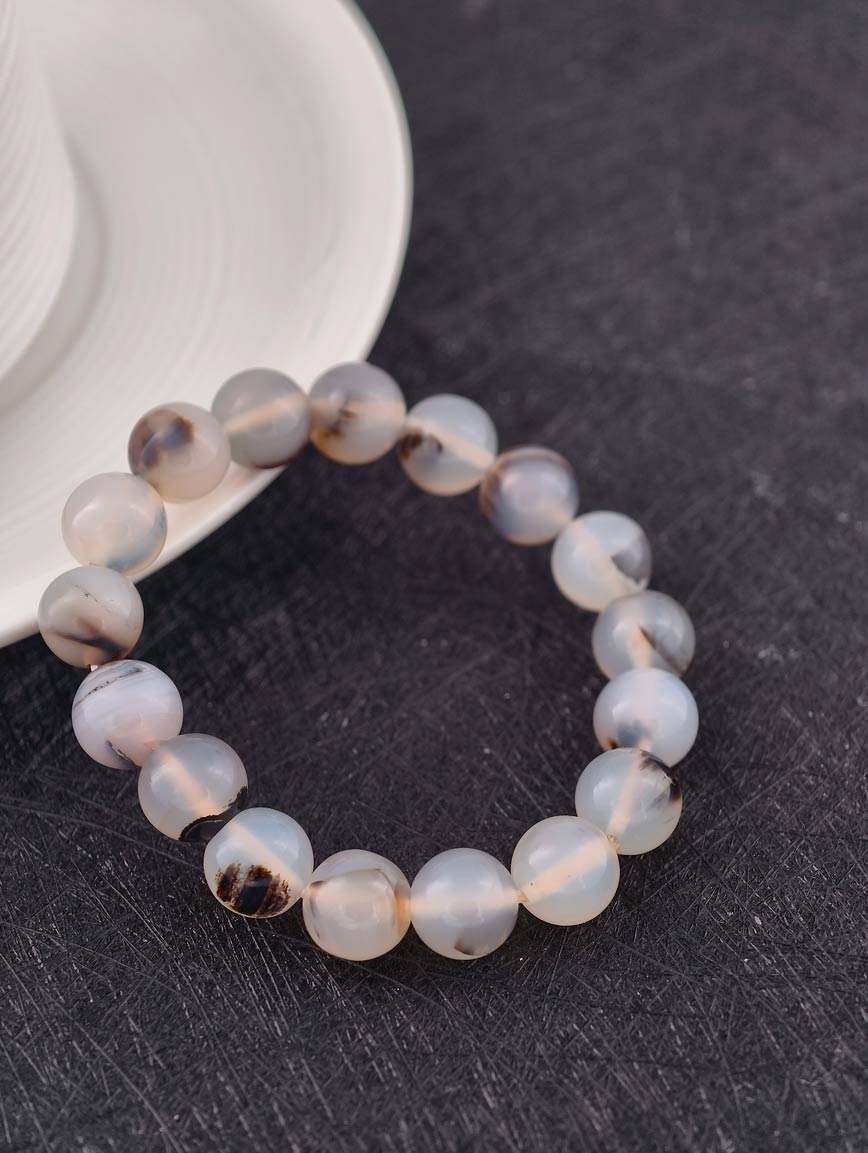 Natural Ink Painting Agate Bracelet