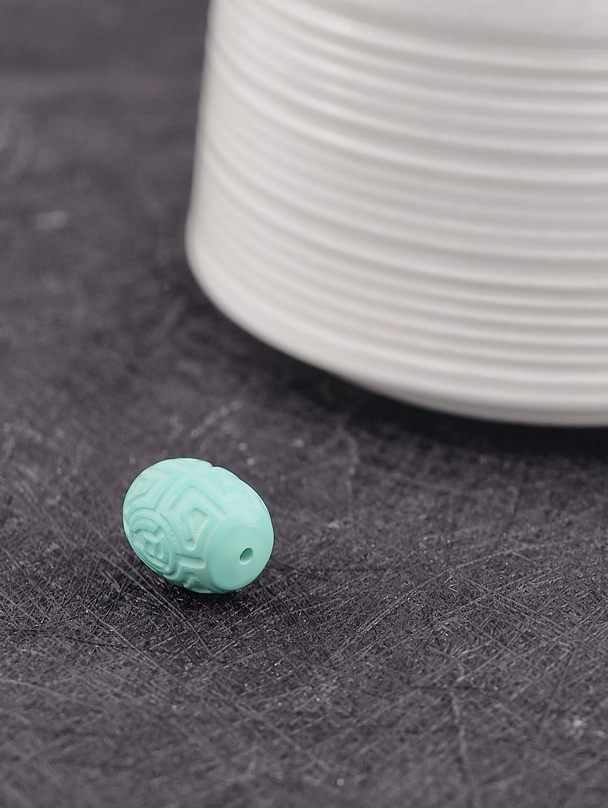 Natural Turquoise Vintage Ruyi Bead DIY Accessory