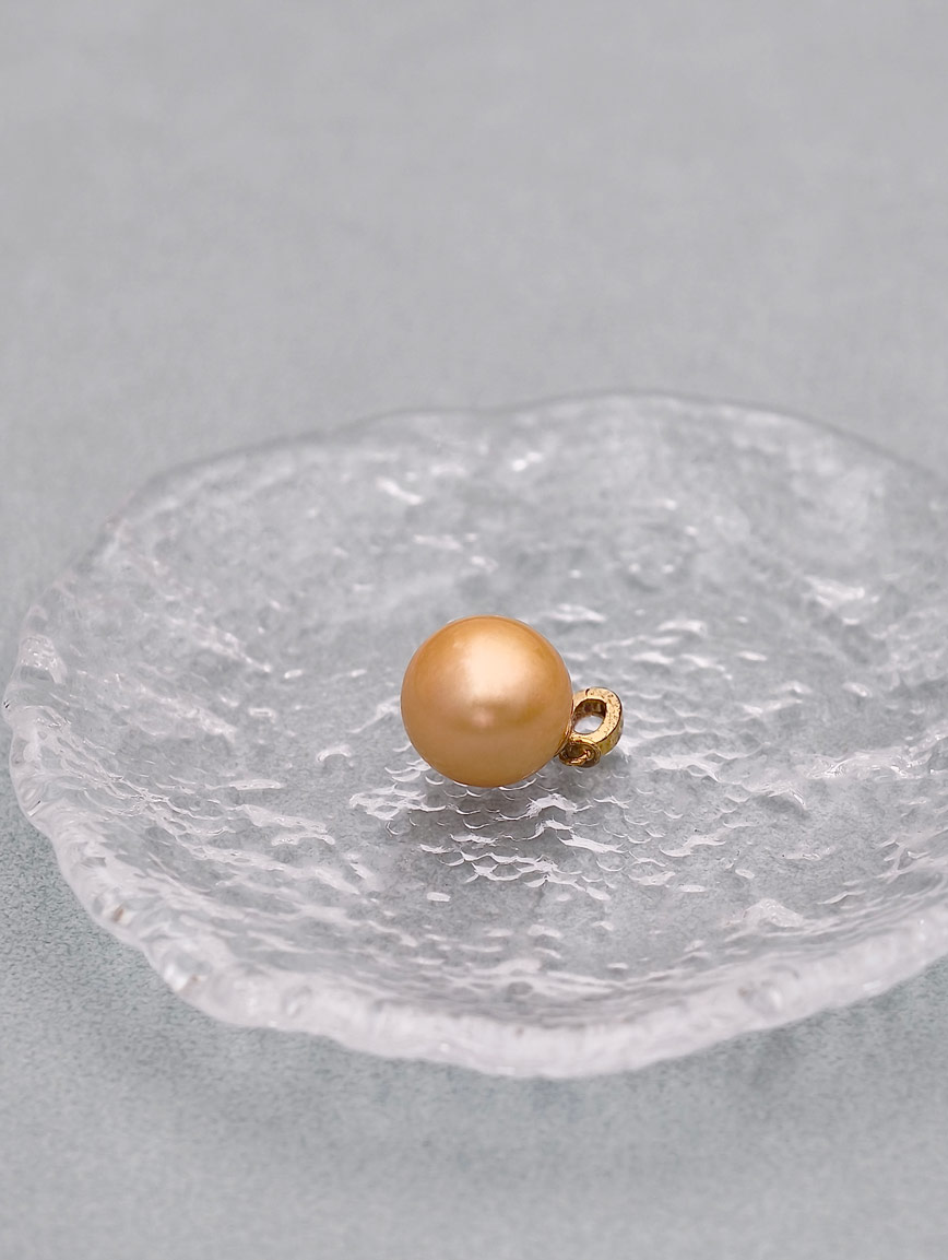 S925 Silver South Sea Golden Pearl Pendant