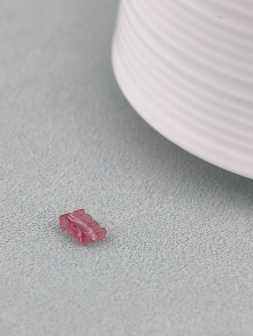 Natural Tourmaline Ruyi Flower DIY Accessory