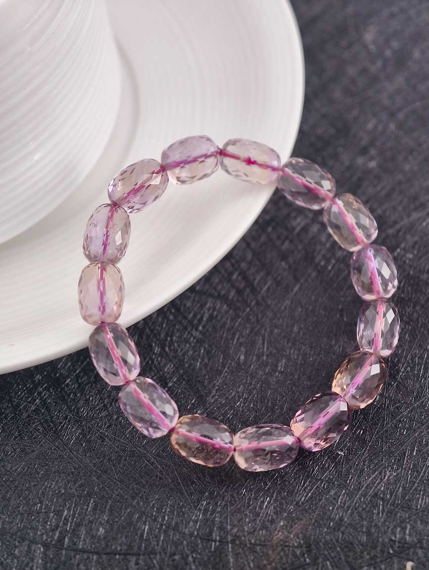 Natural Ametrine Simple Style Bracelet