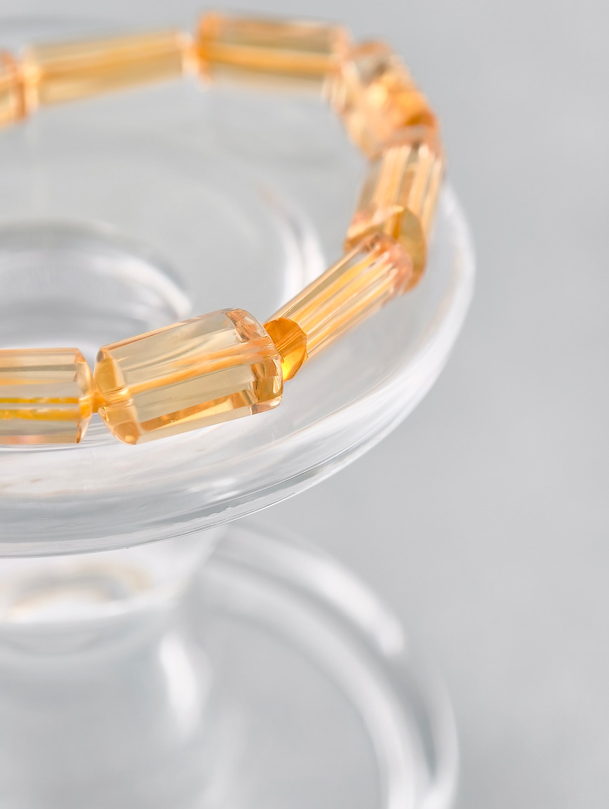 Collectible Prismatic Citrine Bracelet