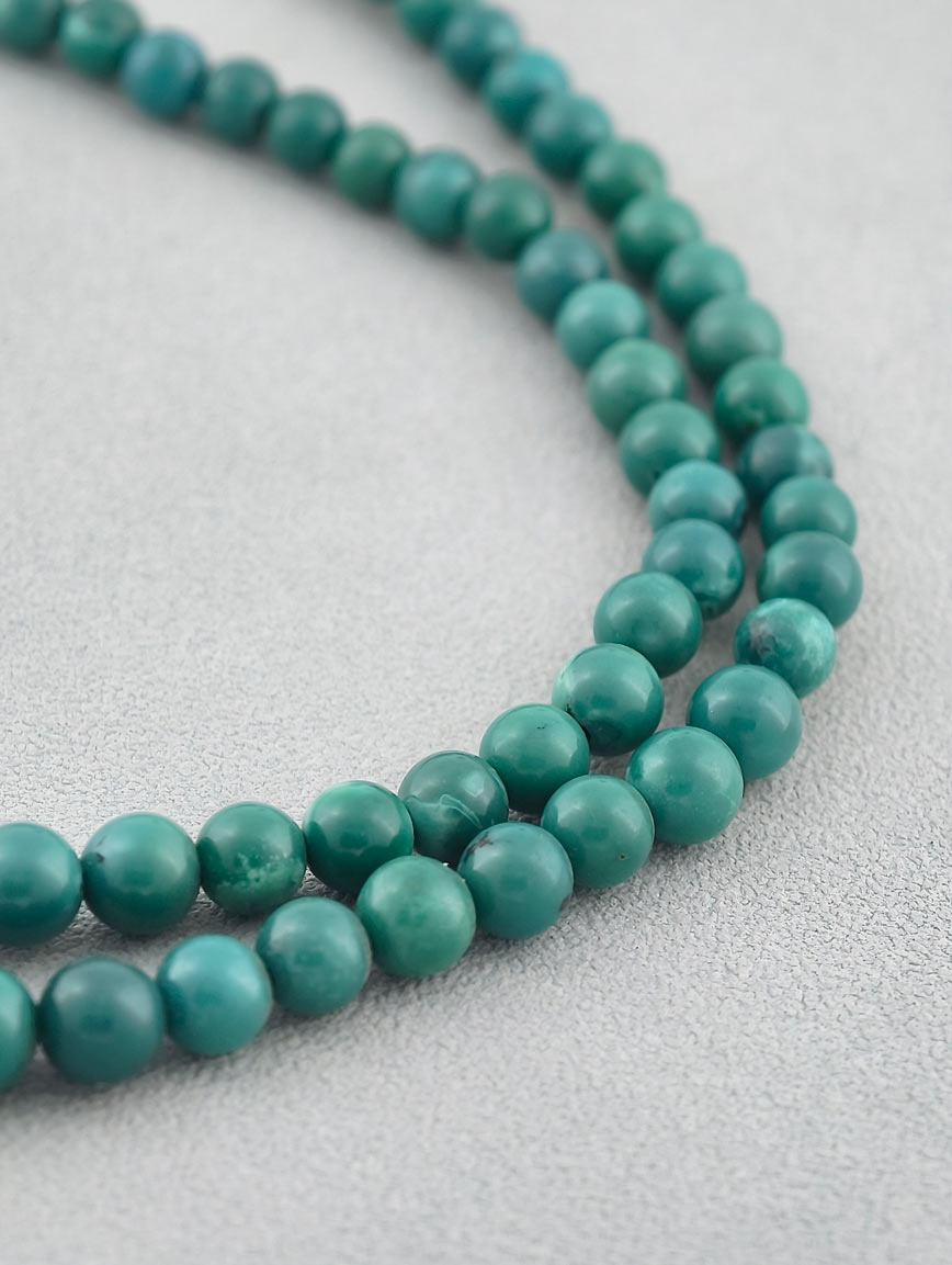 Natural Turquoise Gradient Necklace