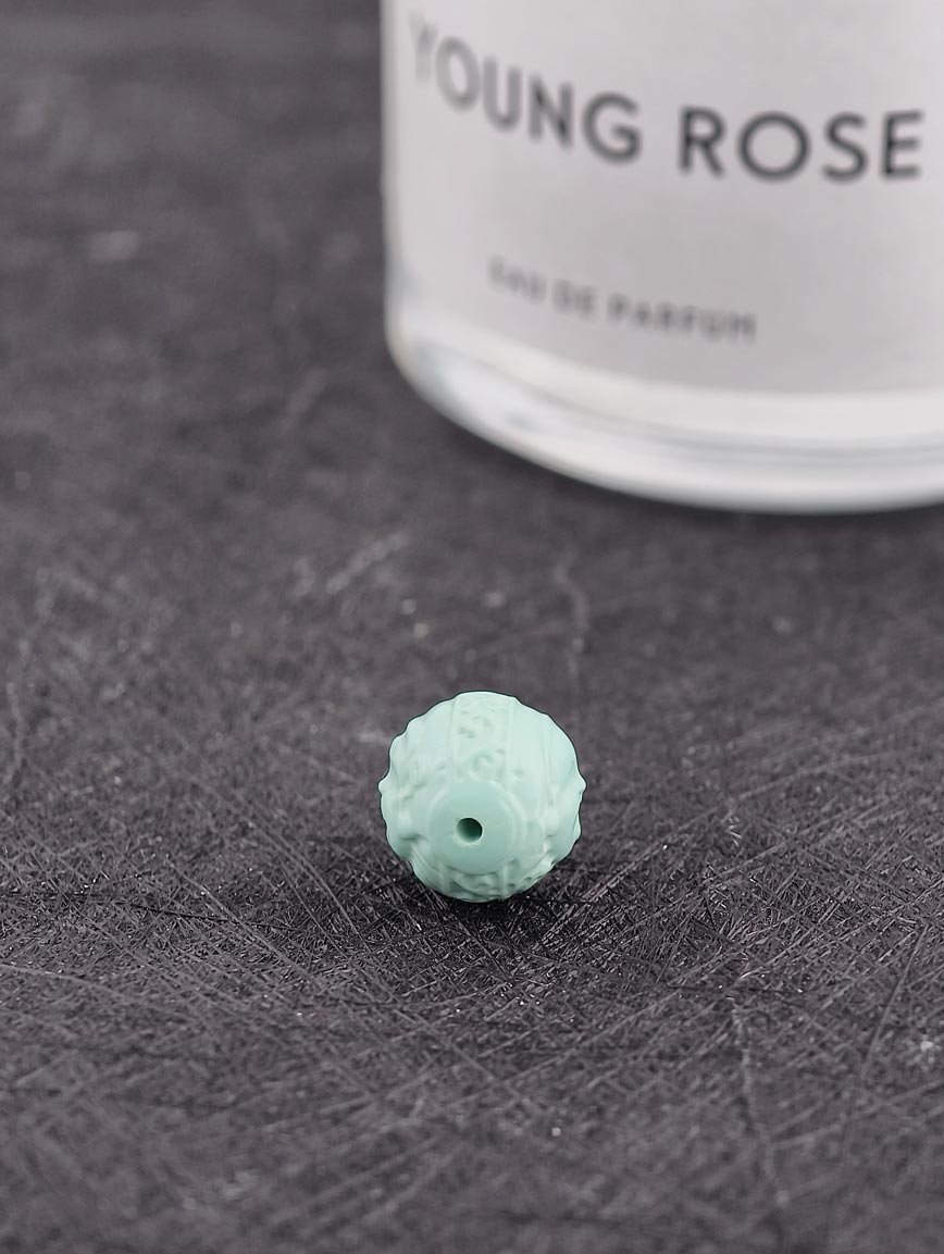 Natural Turquoise God of Wealth DIY Accessory