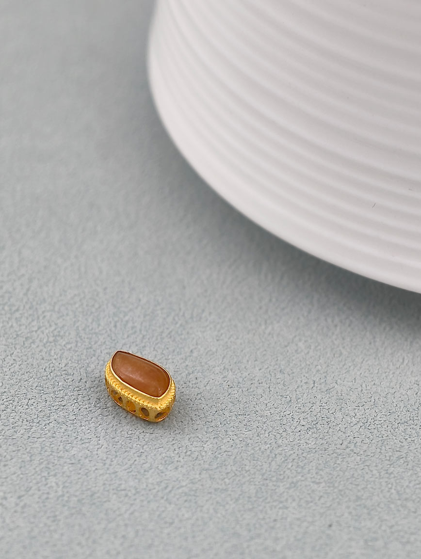 18K Gold Natural Sugilite DIY Accessory