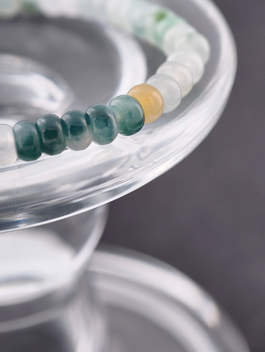 Natural Multi-Colored Jadeite Bracelet