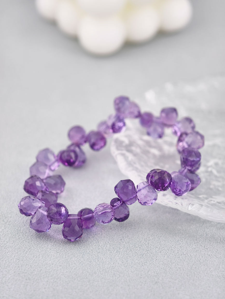 Collectible Natural Uruguayan Amethyst Bracelet