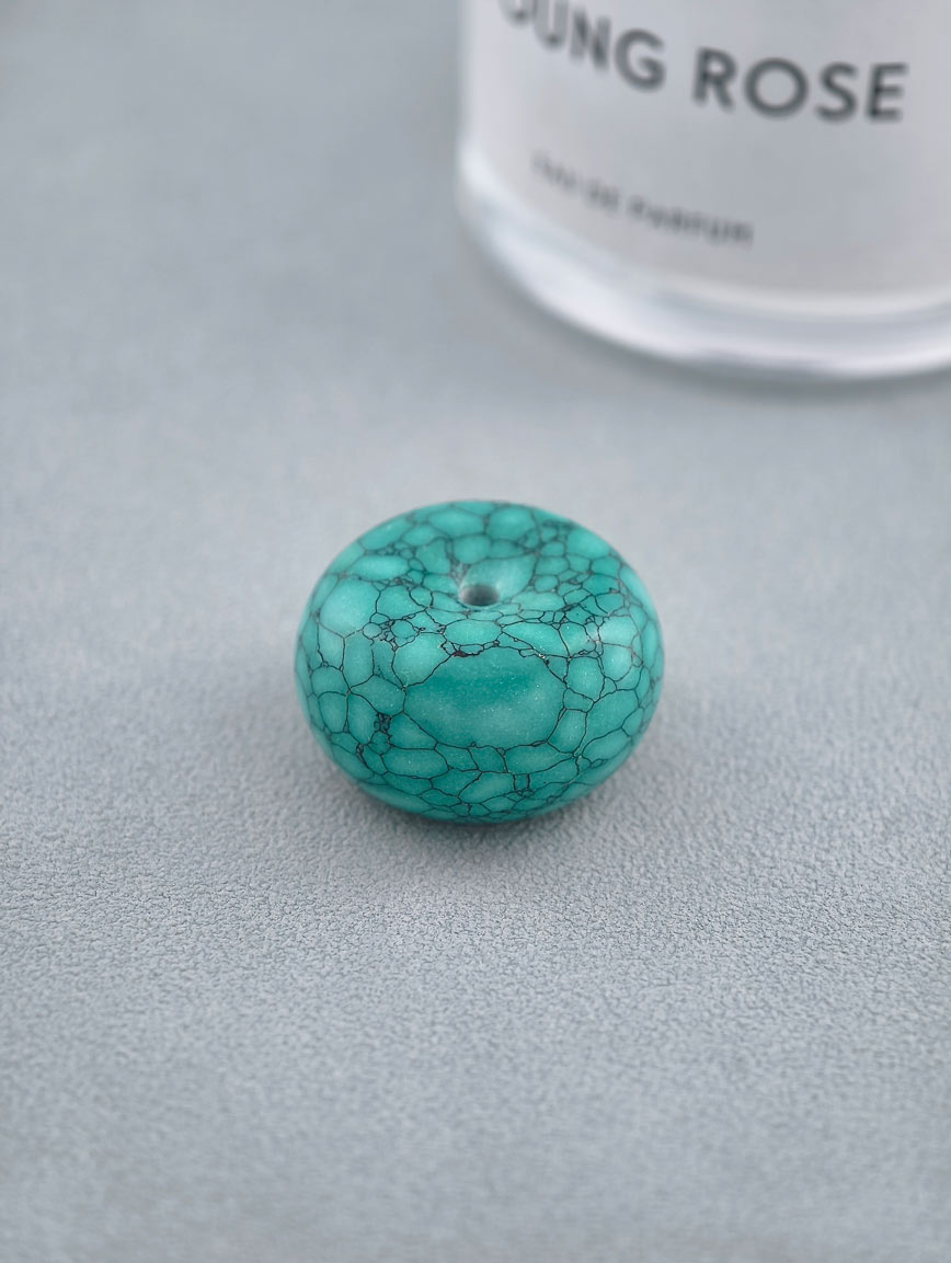 Natural Turquoise Peace Buckle DIY Accessory