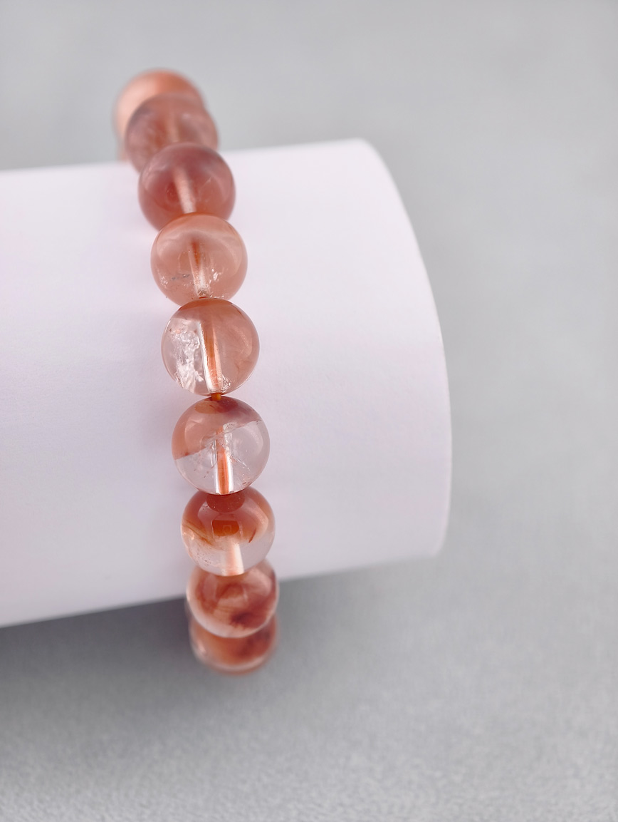 Natural Red Rabbit Fur Energy Bracelet