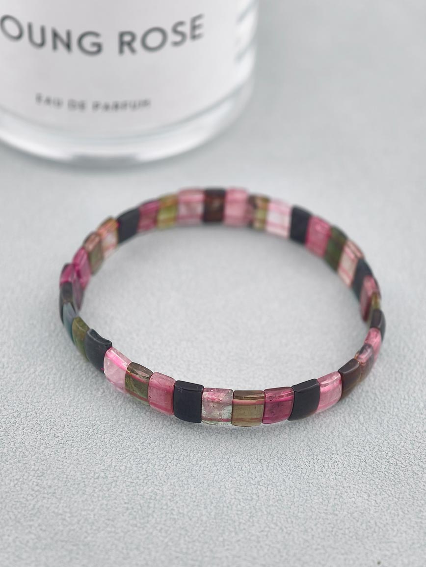 Natural Tourmaline Simple Style Bracelet