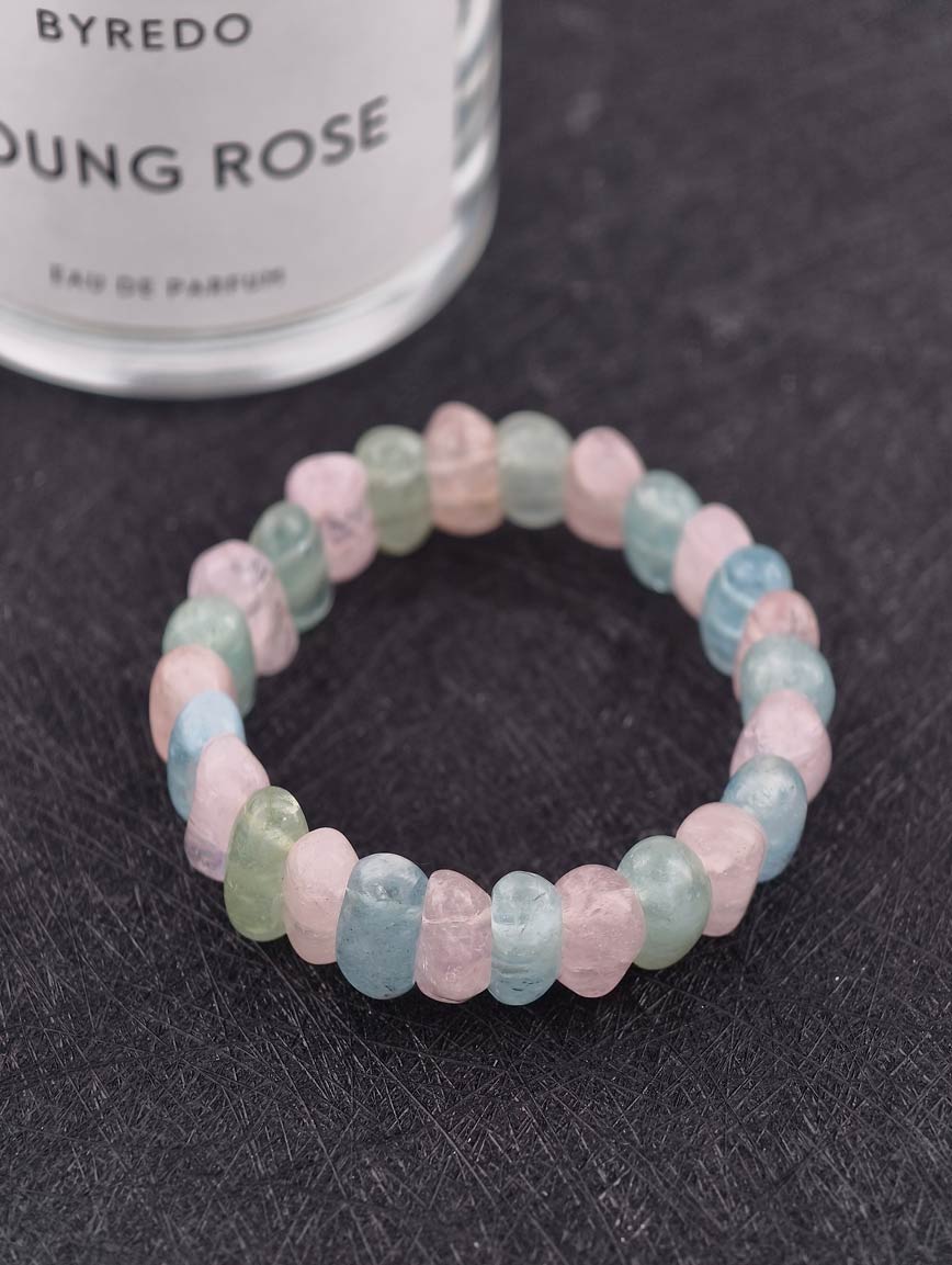 Natural Morganite Energy Bracelet