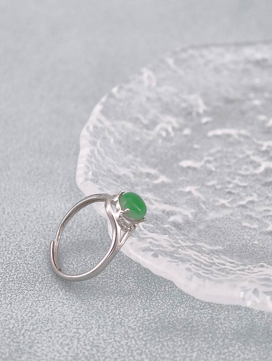 Natural Jadeite Ring