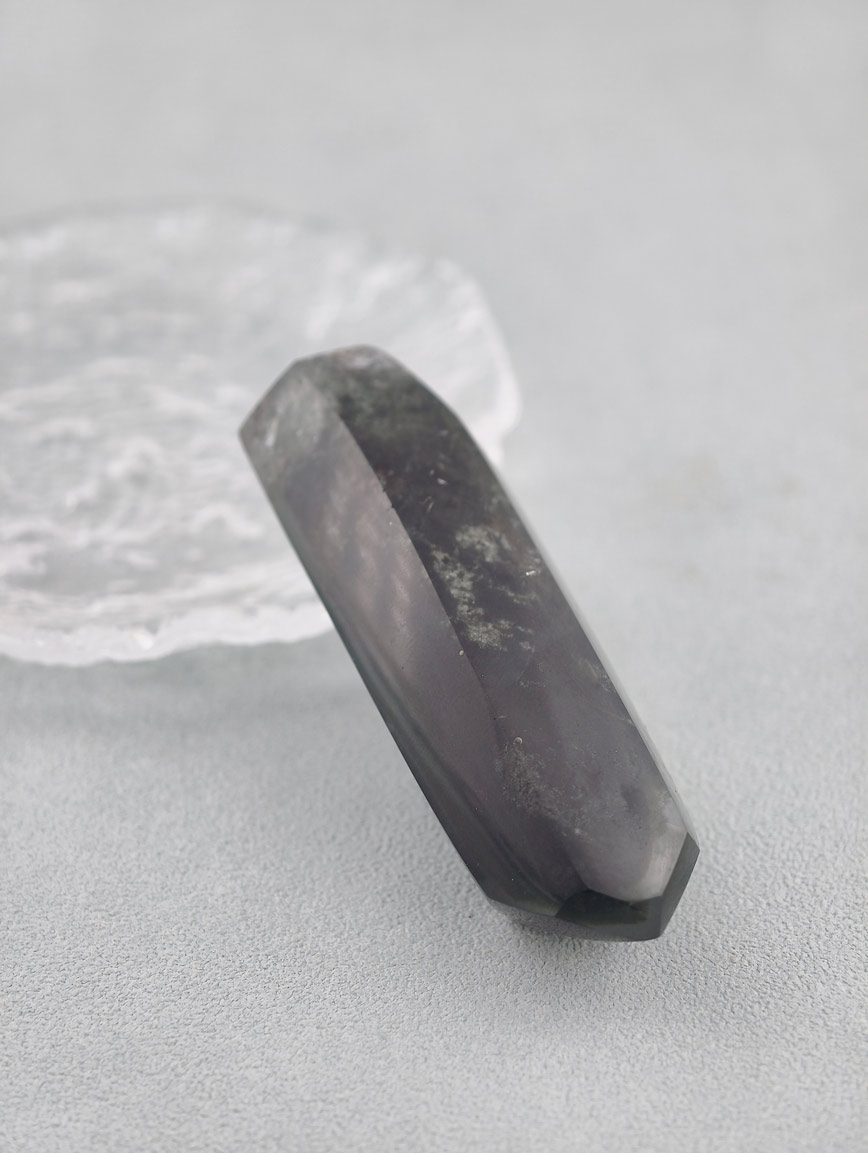 Top Grade Natural Green Phantom Crystal Column