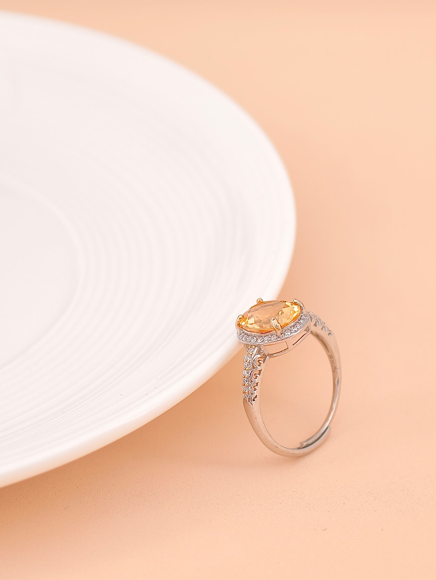 Natural Citrine Ring