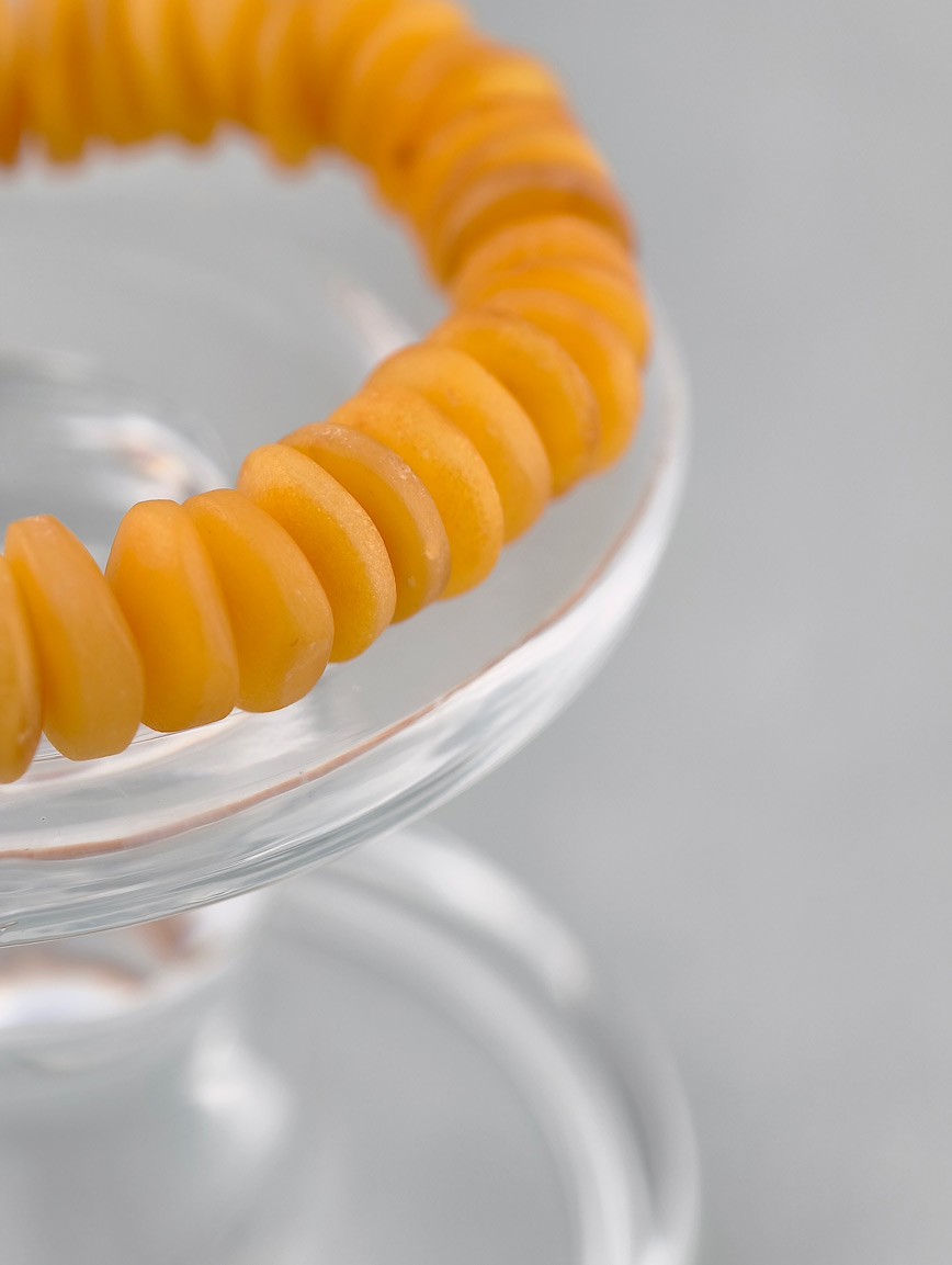 Natural Irregular Beeswax Bracelet