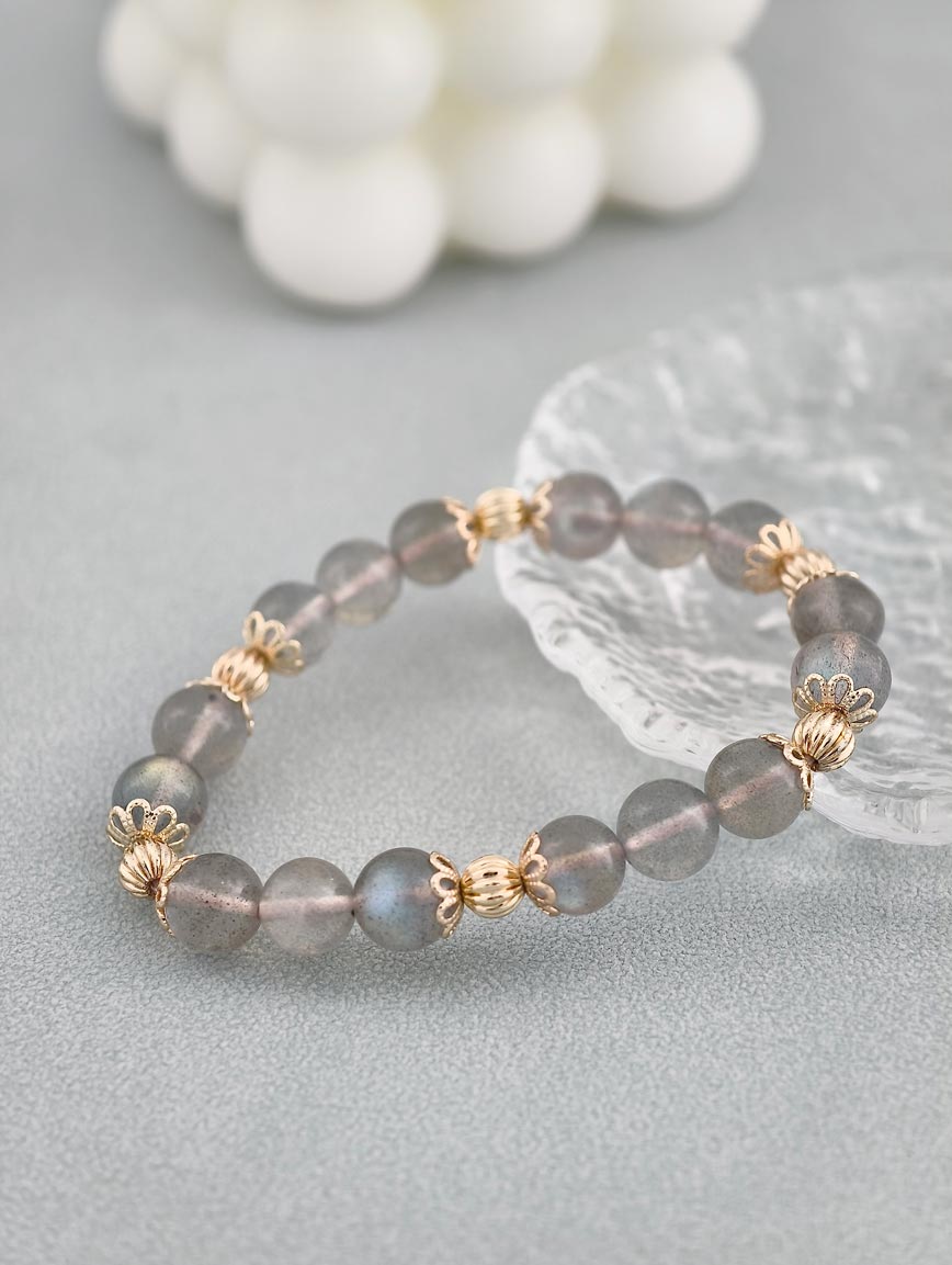 Natural Labradorite Delicate Style Bracelet