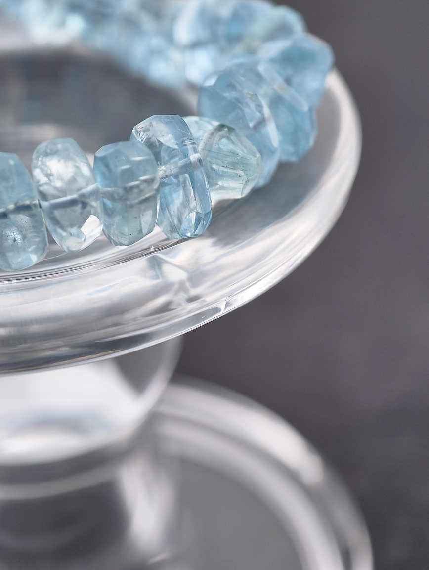 Natural Irregular Aquamarine Bracelet