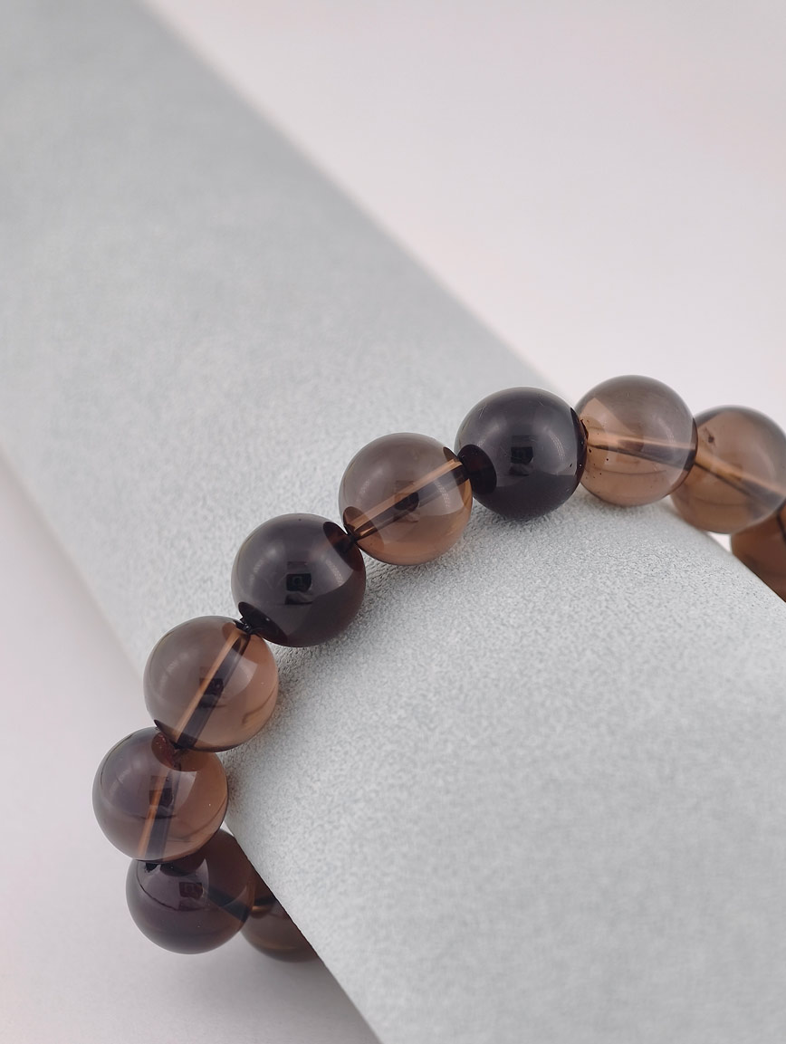 Natural Smoky Quartz Simple Style Bracelet