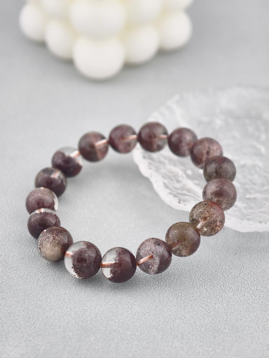 Natural Treasure Basin Red Phantom Bracelet