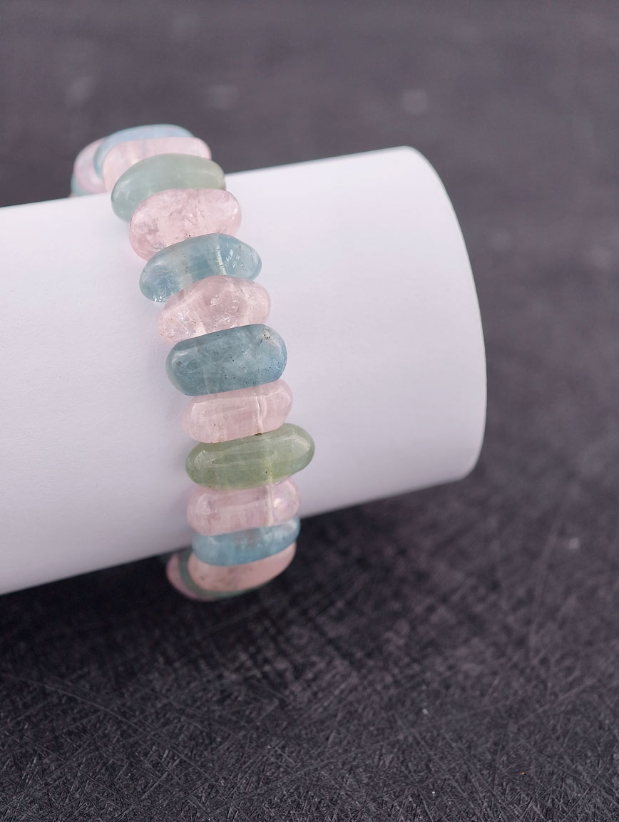 Natural Morganite Energy Bracelet