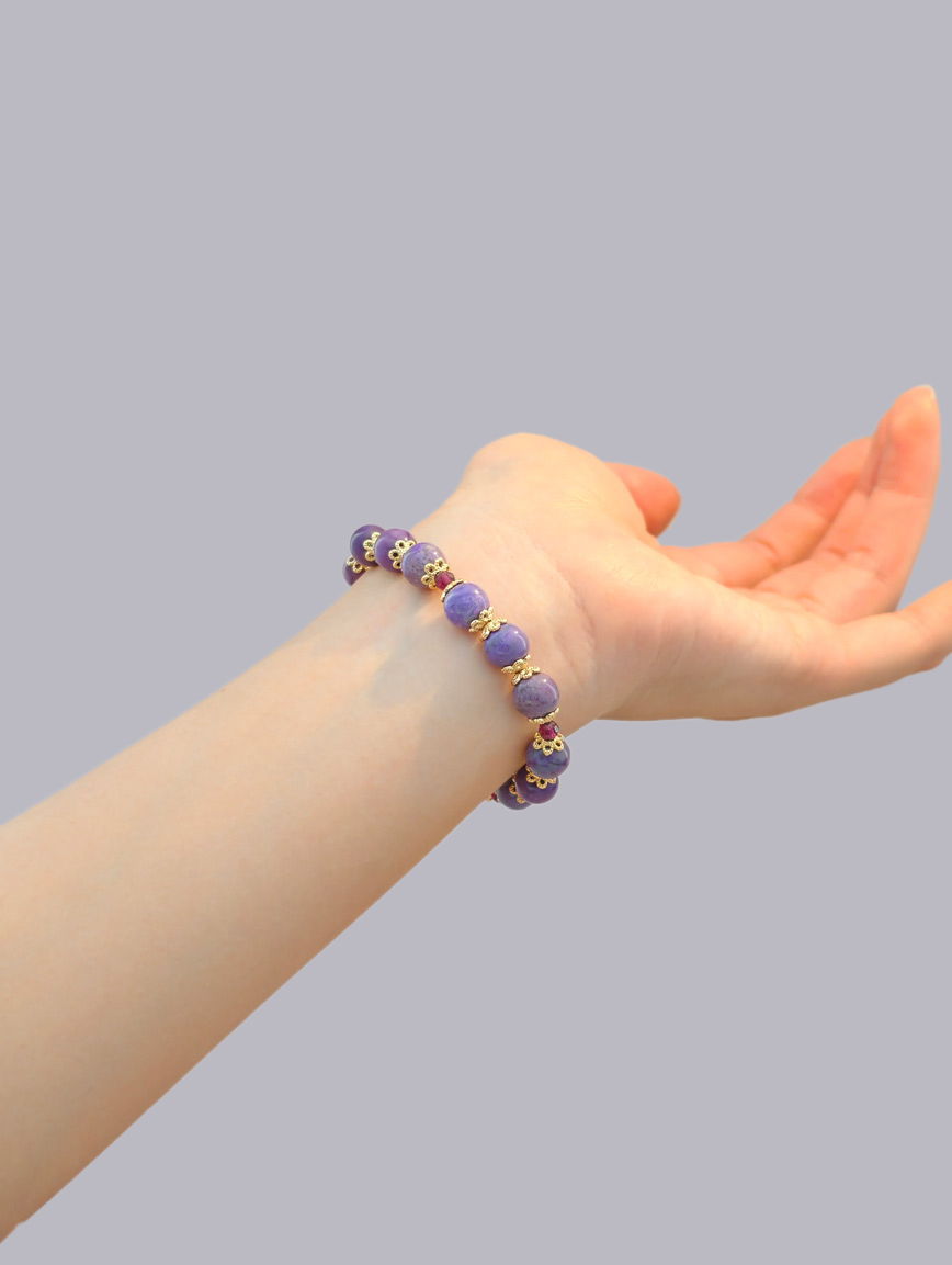 Natural Sugilite Delicate Style Bracelet