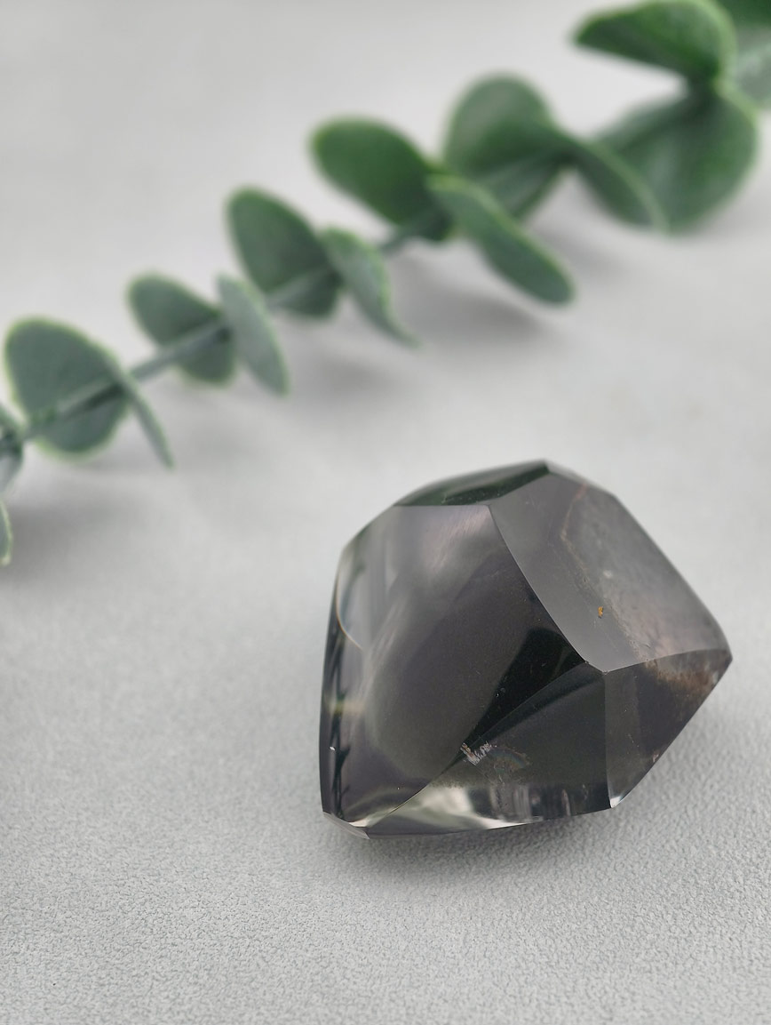 Natural Premium Green Phantom Crystal Pyramid Ornament