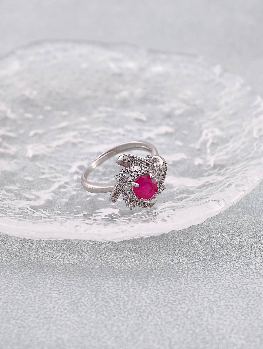 Natural Ruby Design Ring