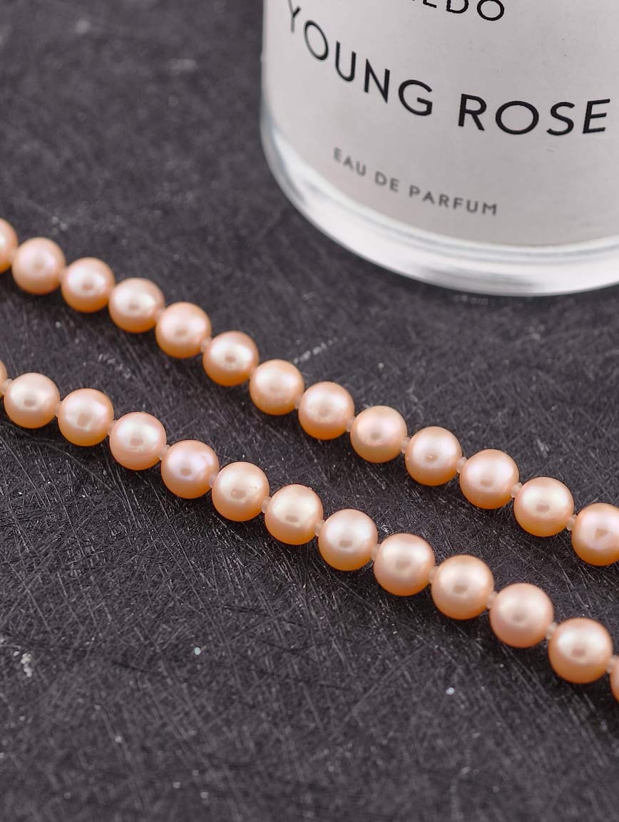 Orange Freshwater Pearl Necklace