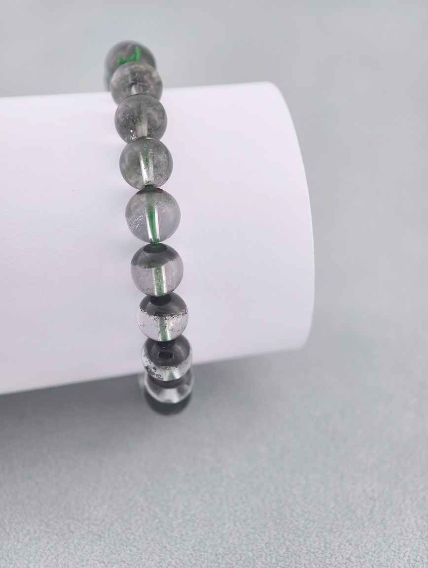 Natural Brazilian Green Phantom Bracelet