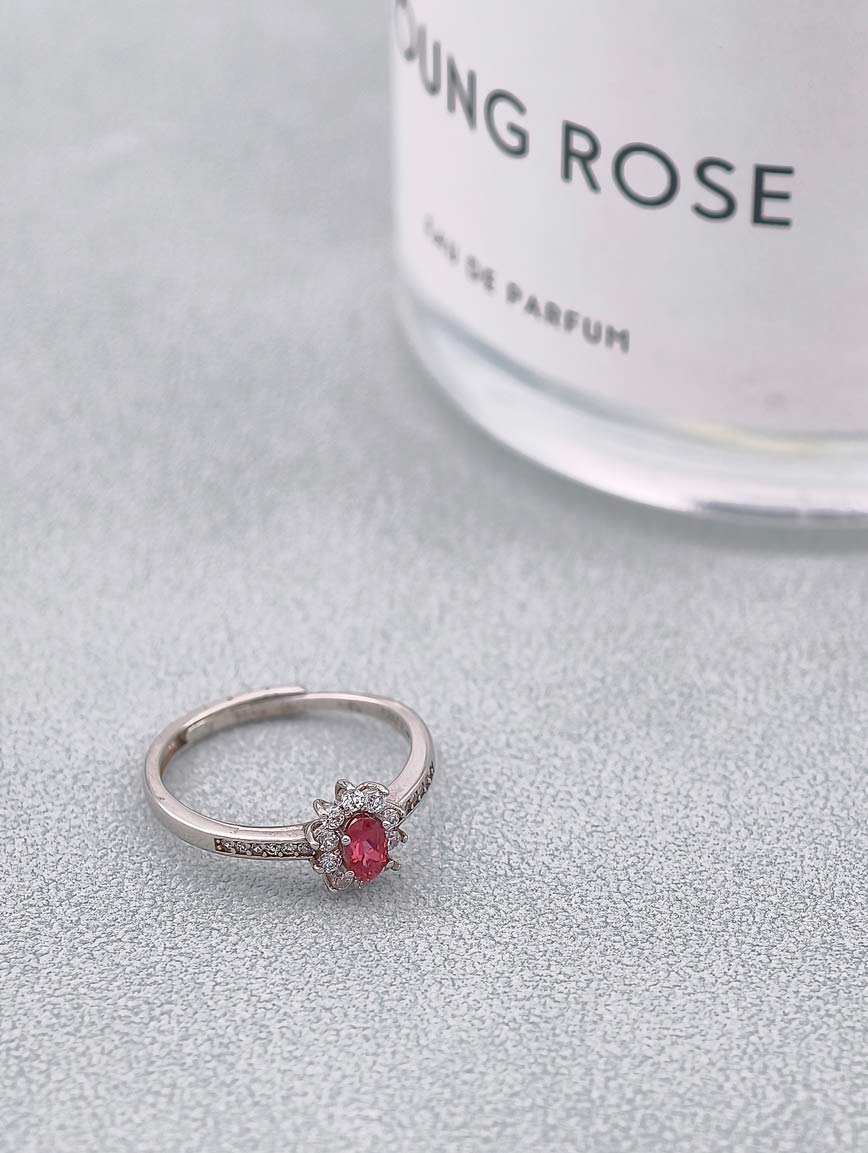 Natural Pink Tourmaline Ring