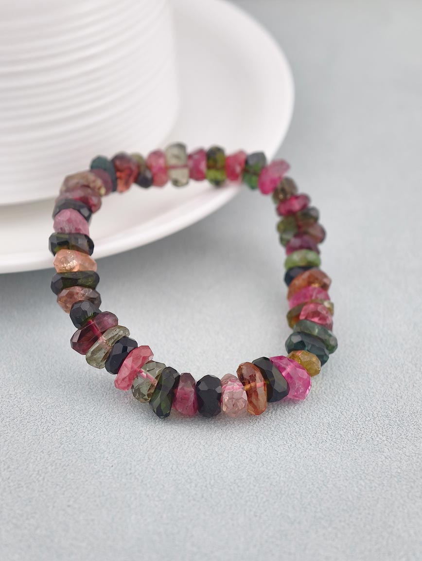 Natural Brazilian Old Mine Tourmaline Bracelet