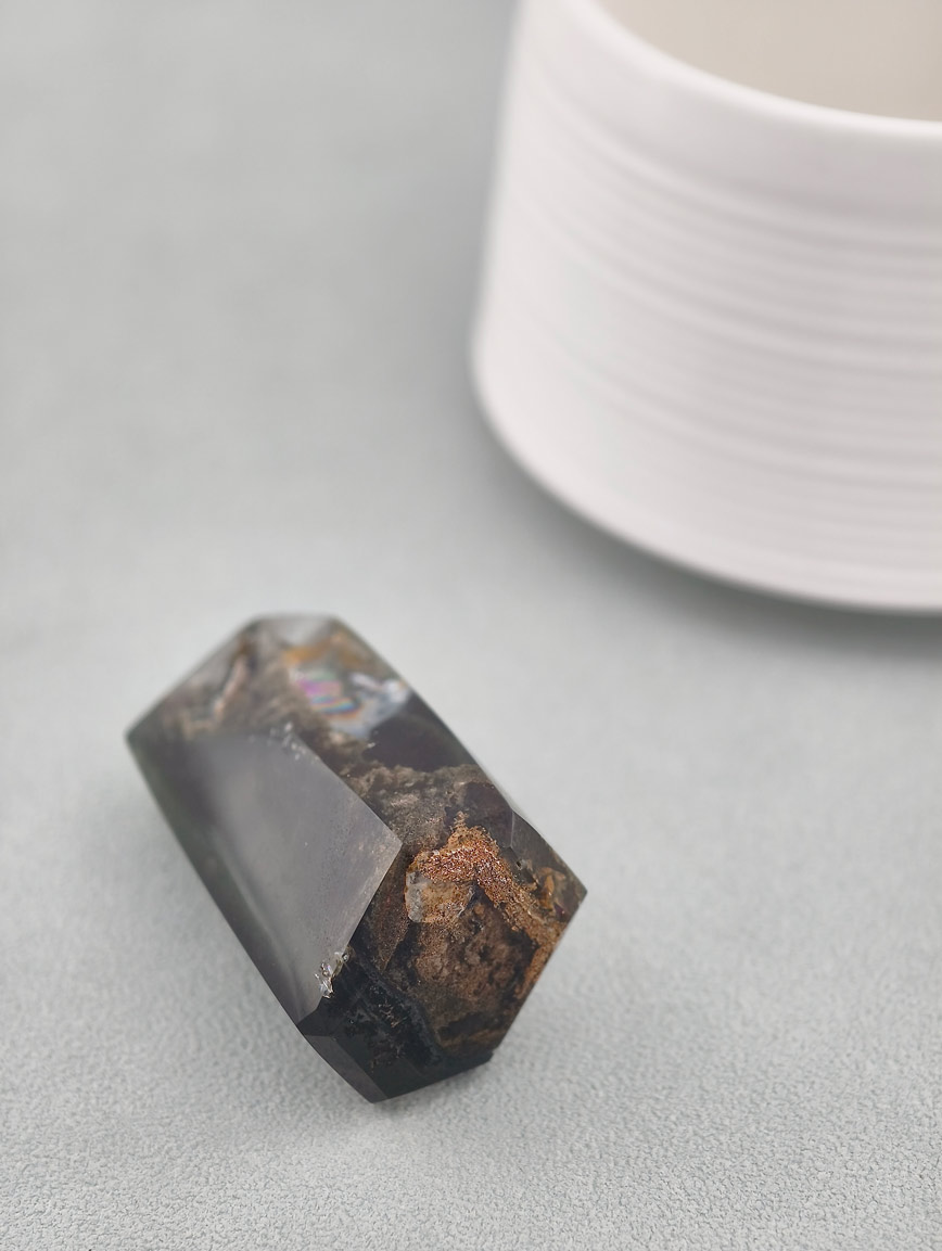 Natural Colorful Phantom Pendant and Ornament Dual Purpose