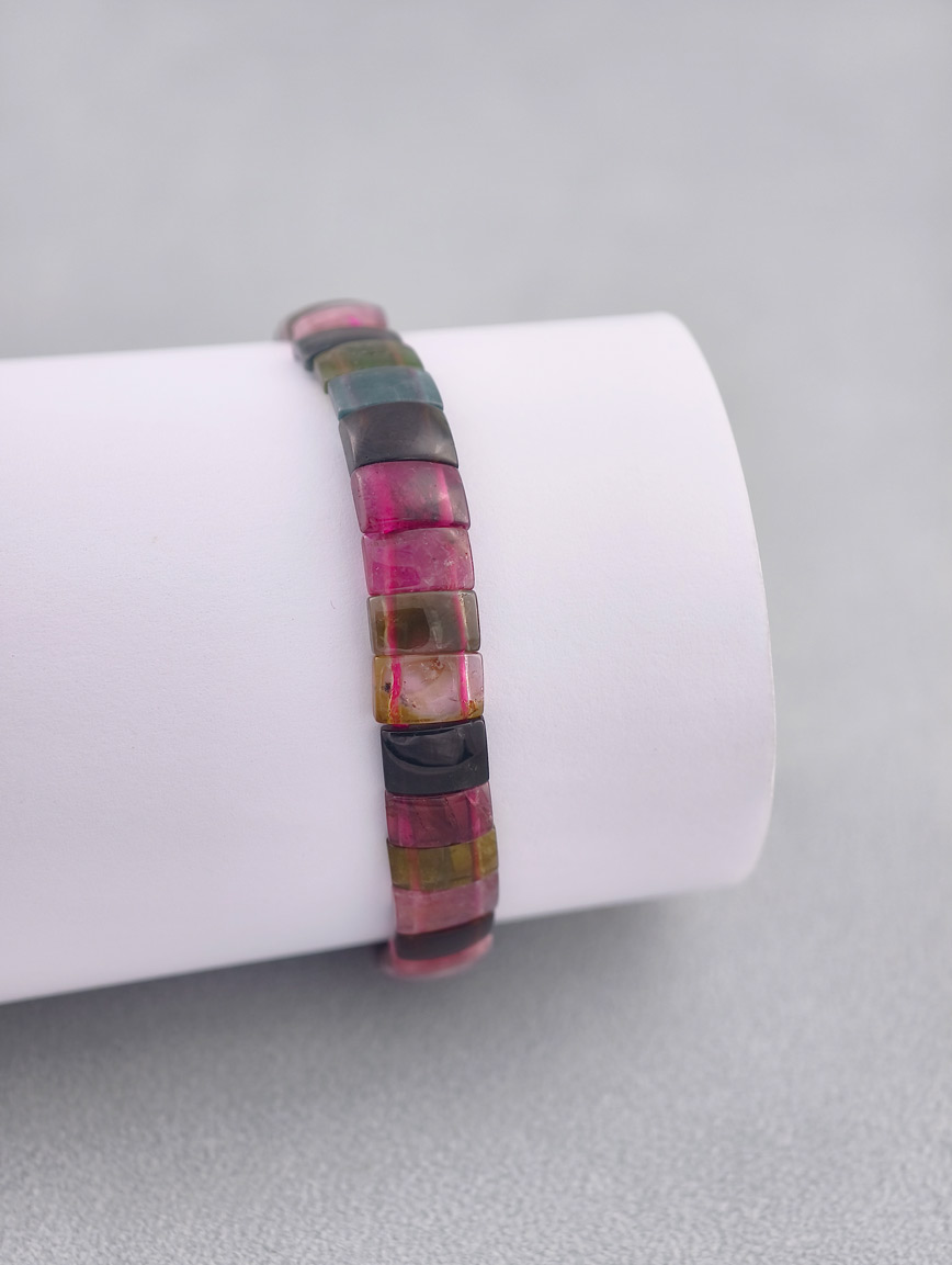 Natural Tourmaline Simple Style Bracelet
