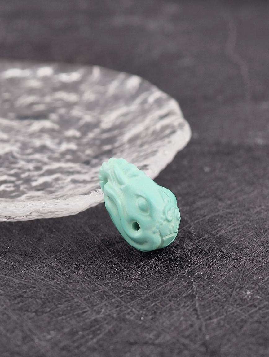 Natural Turquoise Elephant DIY Accessory