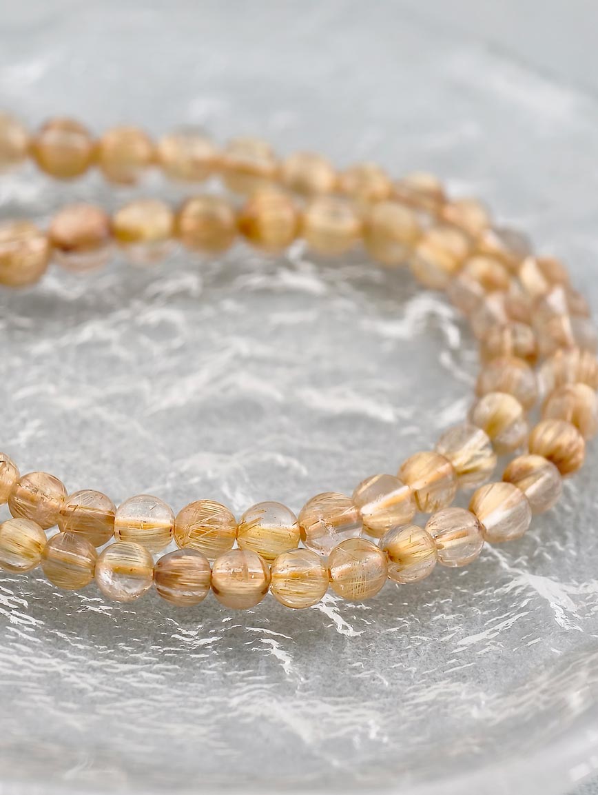 Natural Cat's Eye Rutilated Quartz Necklace