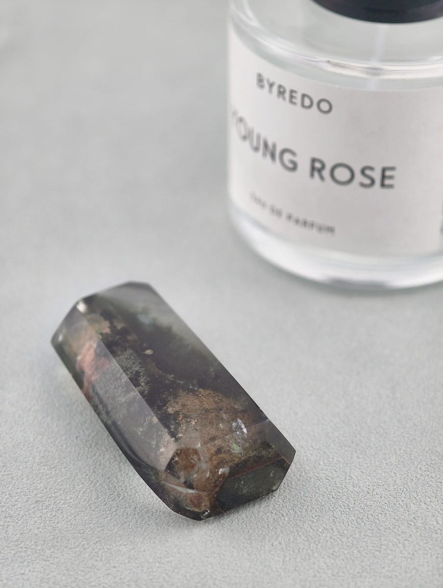 Top Grade Natural Colorful Phantom Crystal Column