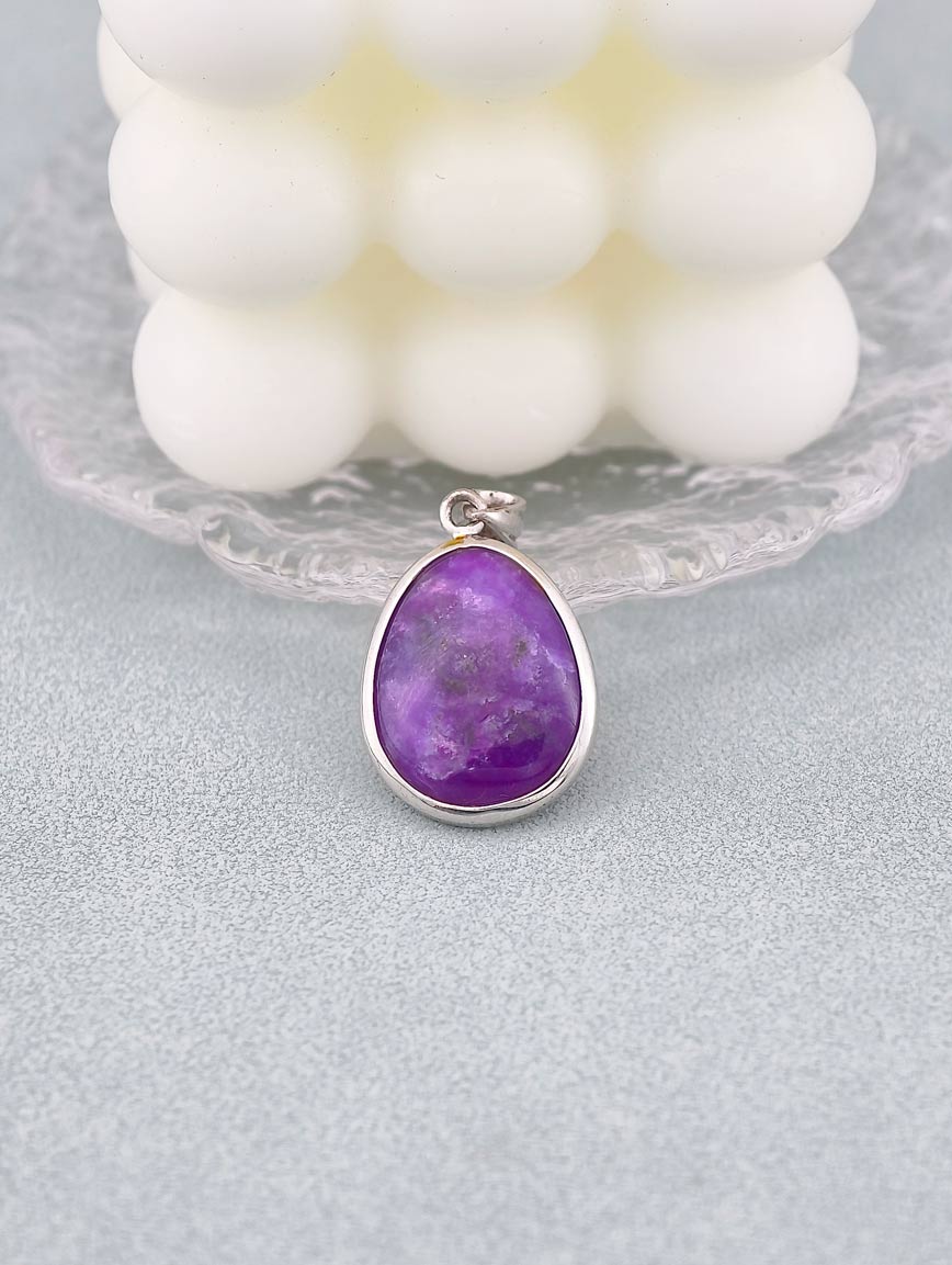 Natural Sugilite Pendant