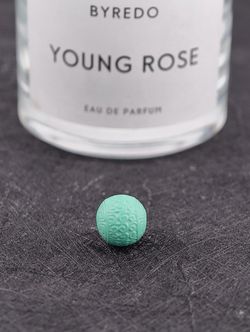 Natural Turquoise Ruyi Pattern Bead DIY Accessory