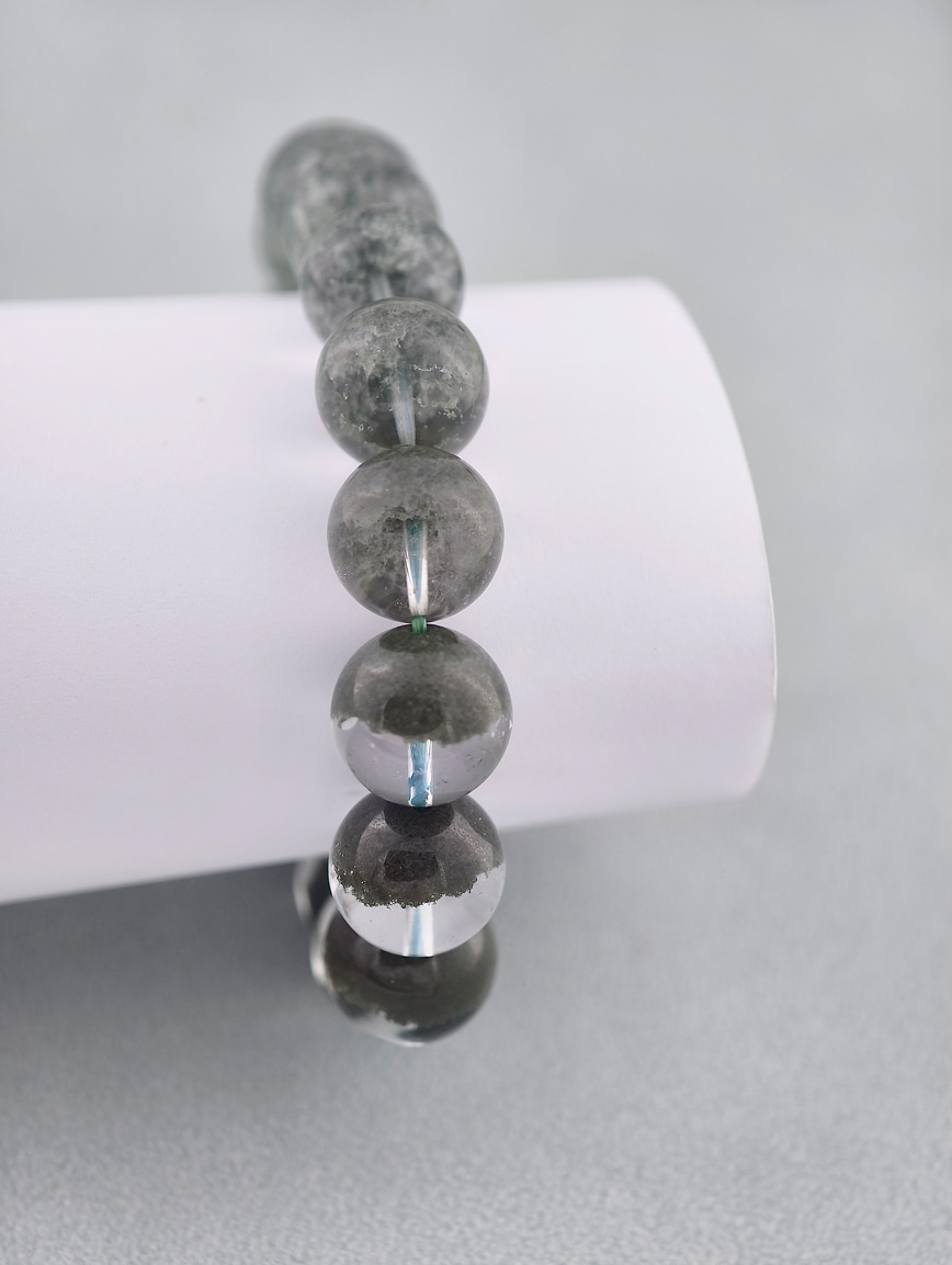 Natural Green Phantom Treasure Basin Bracelet