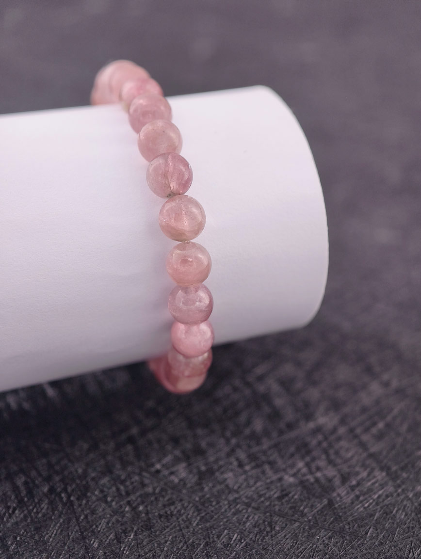 Natural Pink Tourmaline Bracelet