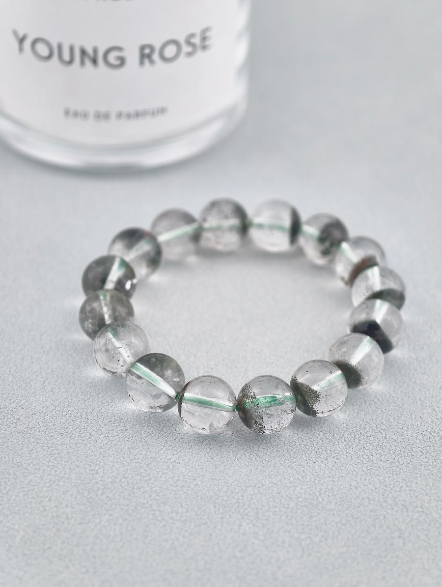 Natural Green Phantom Bracelet