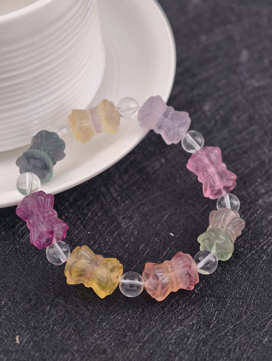 Natural Fluorite Delicate Style Bracelet