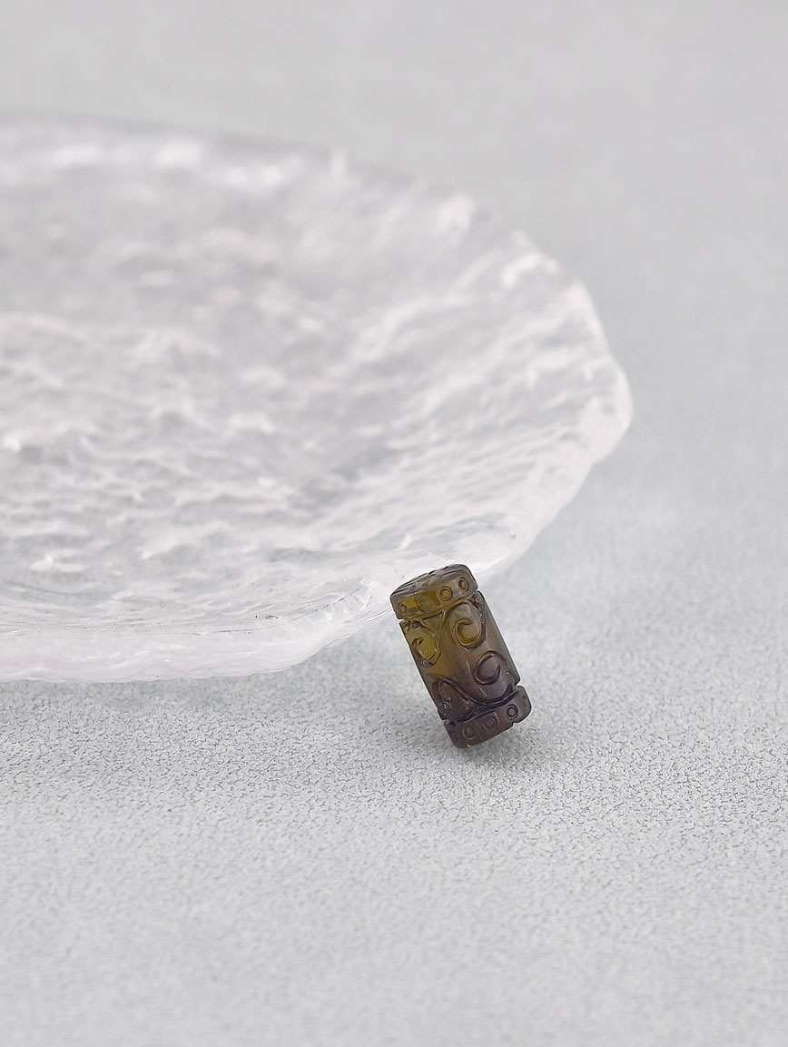 Natural Tourmaline Good Luck Bead DIY Accessory