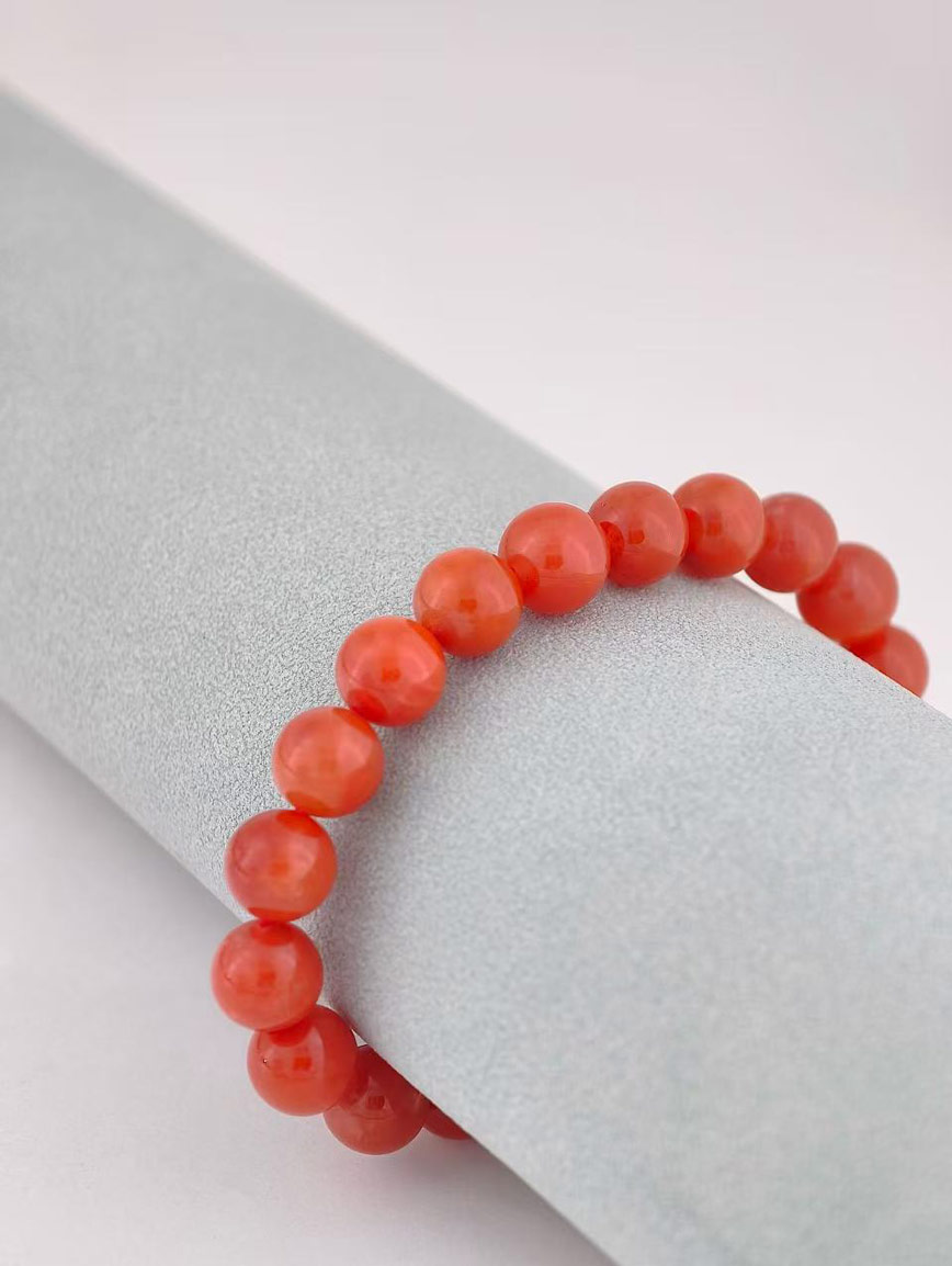 Natural South Red Agate Bracelet
