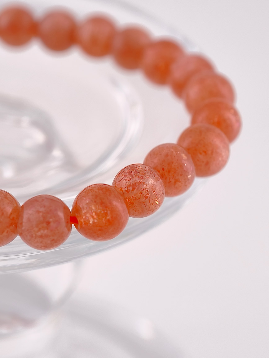 Natural Golden Strawberry Quartz Bracelet