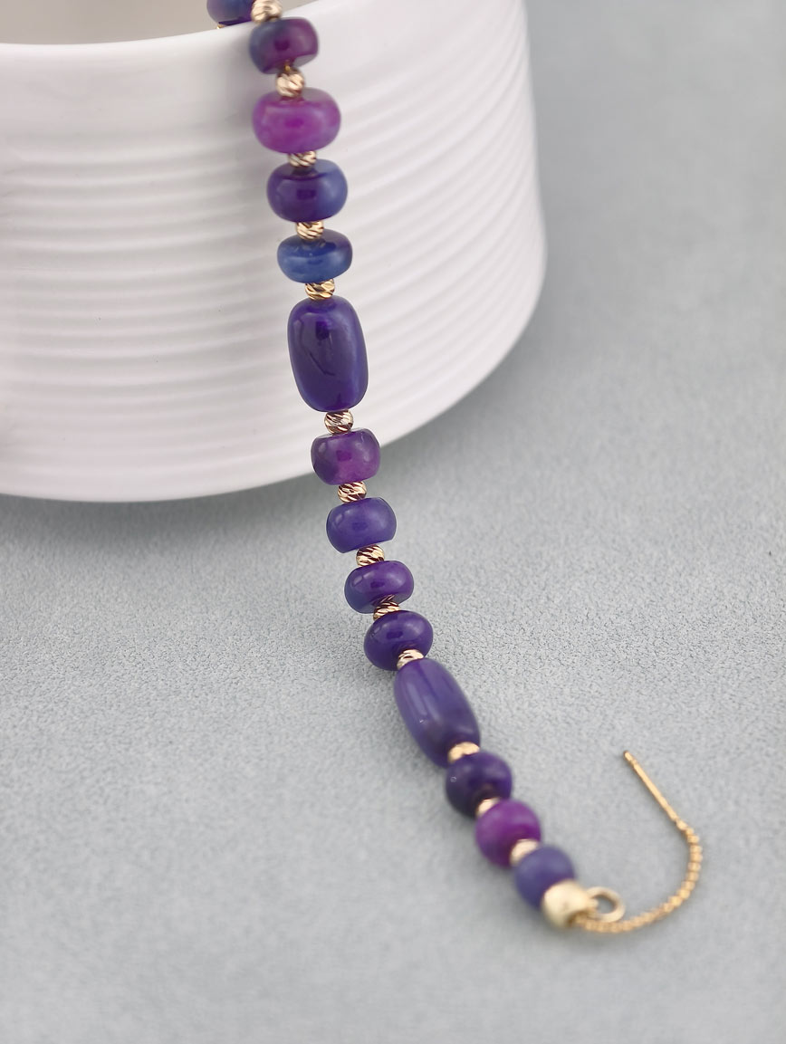 Collectible Natural Sugilite Exclusive Design Bracelet