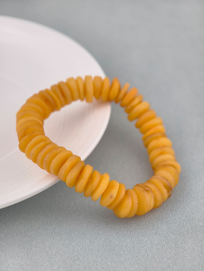 Natural Irregular Beeswax Bracelet