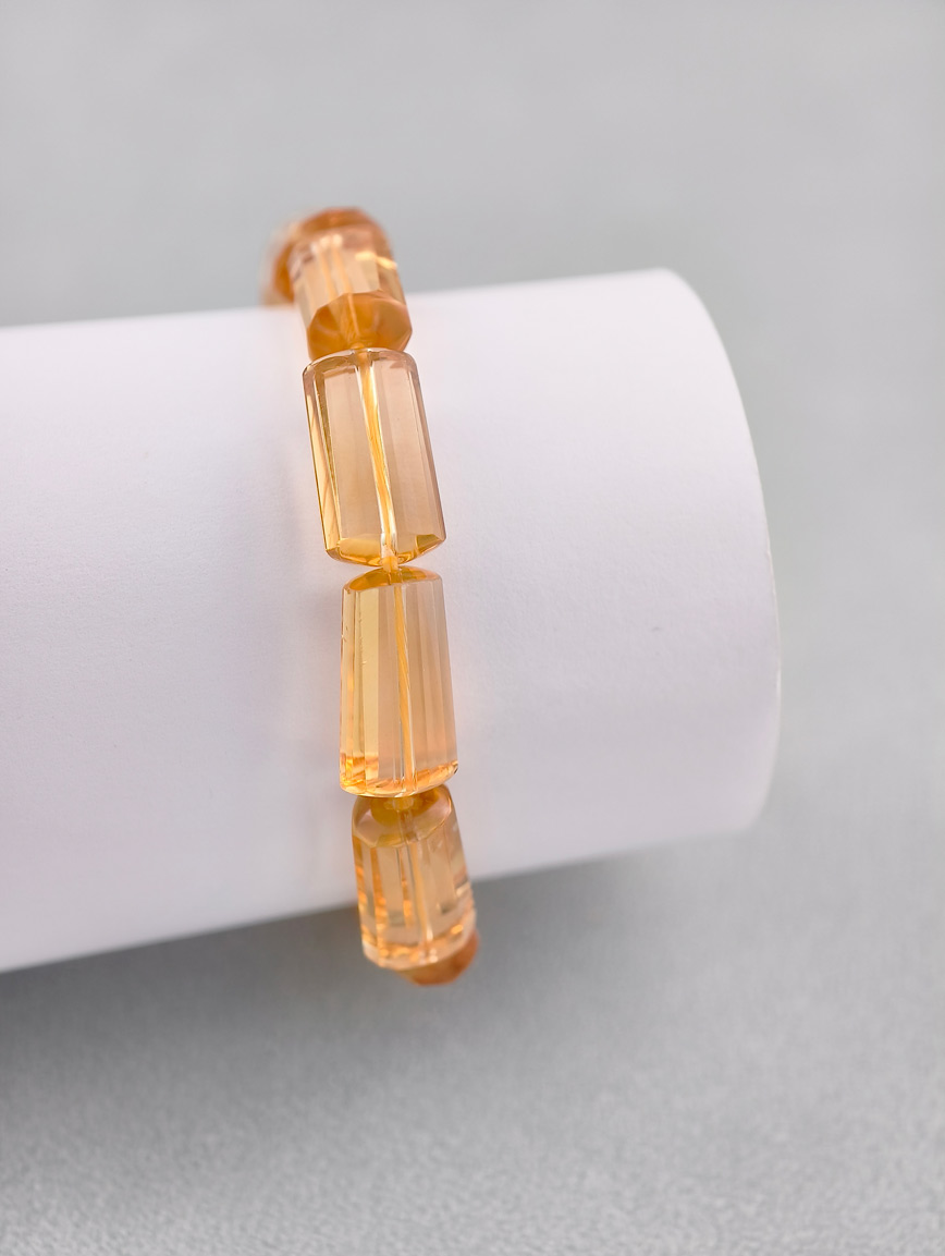 Collectible Prismatic Citrine Bracelet