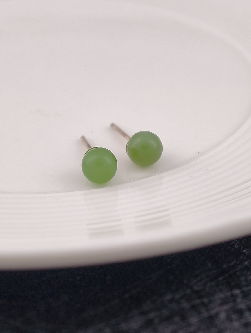 Natural Jasper Sterling Silver Earrings